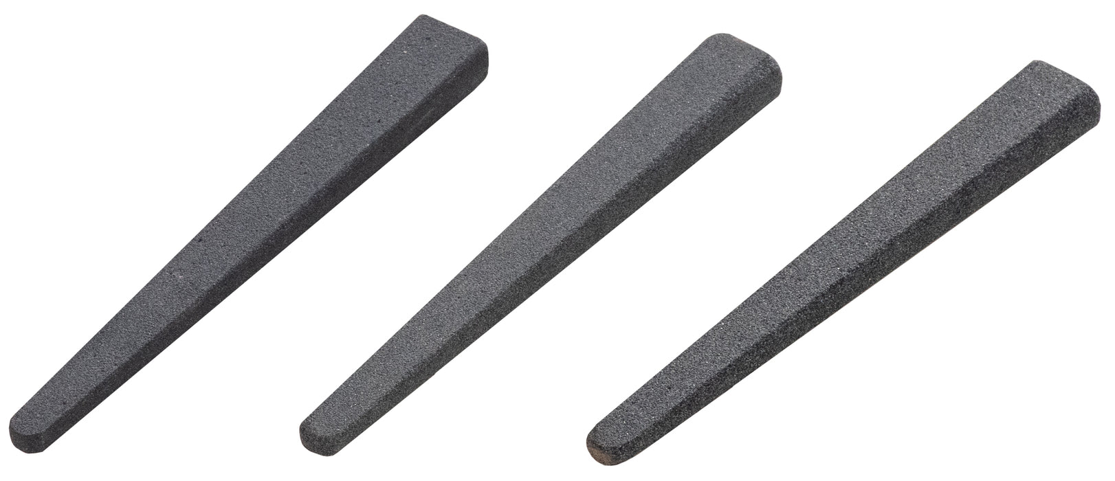 Silicon Carbide Silversmiths' Oval Double Tapered Stone 4" x 1/2"-1/4" x 5/16"-1/16"