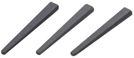 Silicon Carbide Silversmiths' Oval Double Tapered Stone 4" x 1/2"-1/4" x 5/16"-1/16"