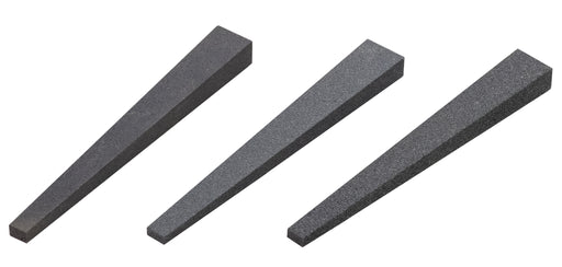 Silicon Carbide Silversmiths' Flat Double Tapered Stone 4" x 1/2"-1/4" x 5/16"-1/8"