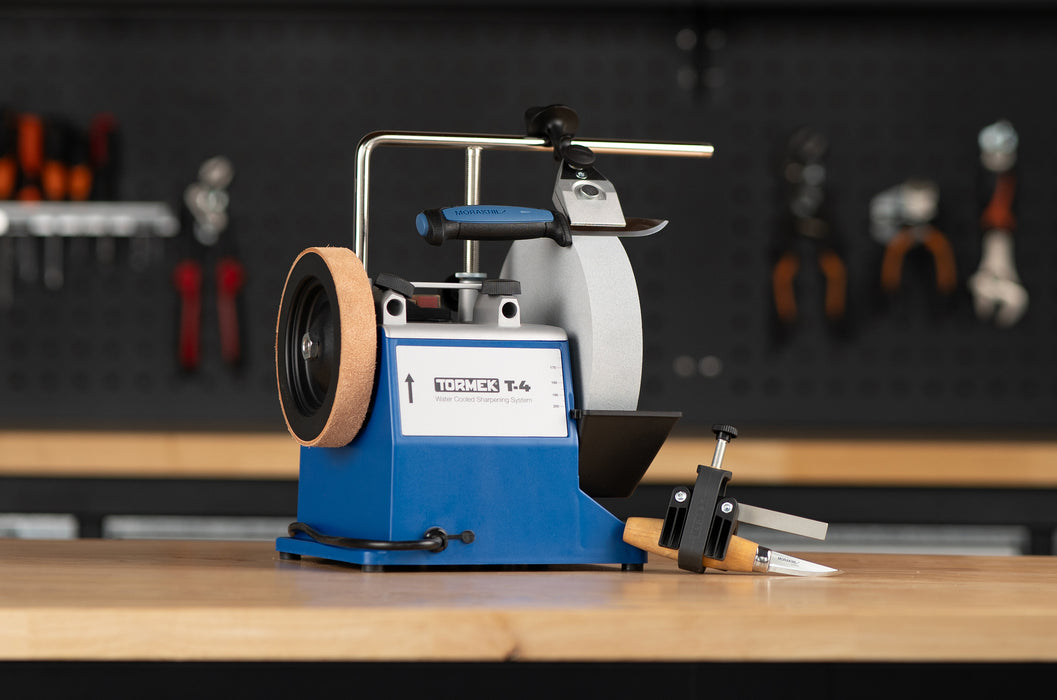 Tormek T-4 with Free Knife Jig and Small Knife Jig
