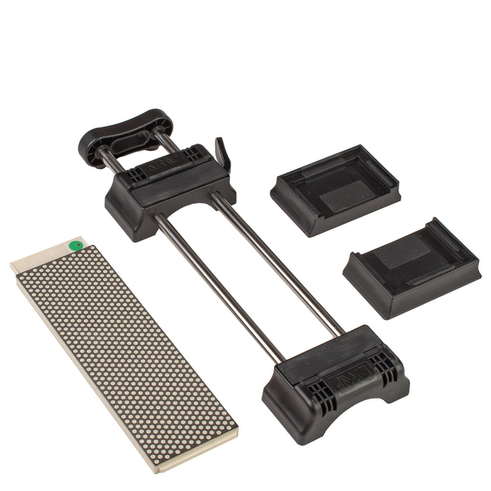DMT 8" DuoSharp Hardcoat Bench Stone with Universal Base