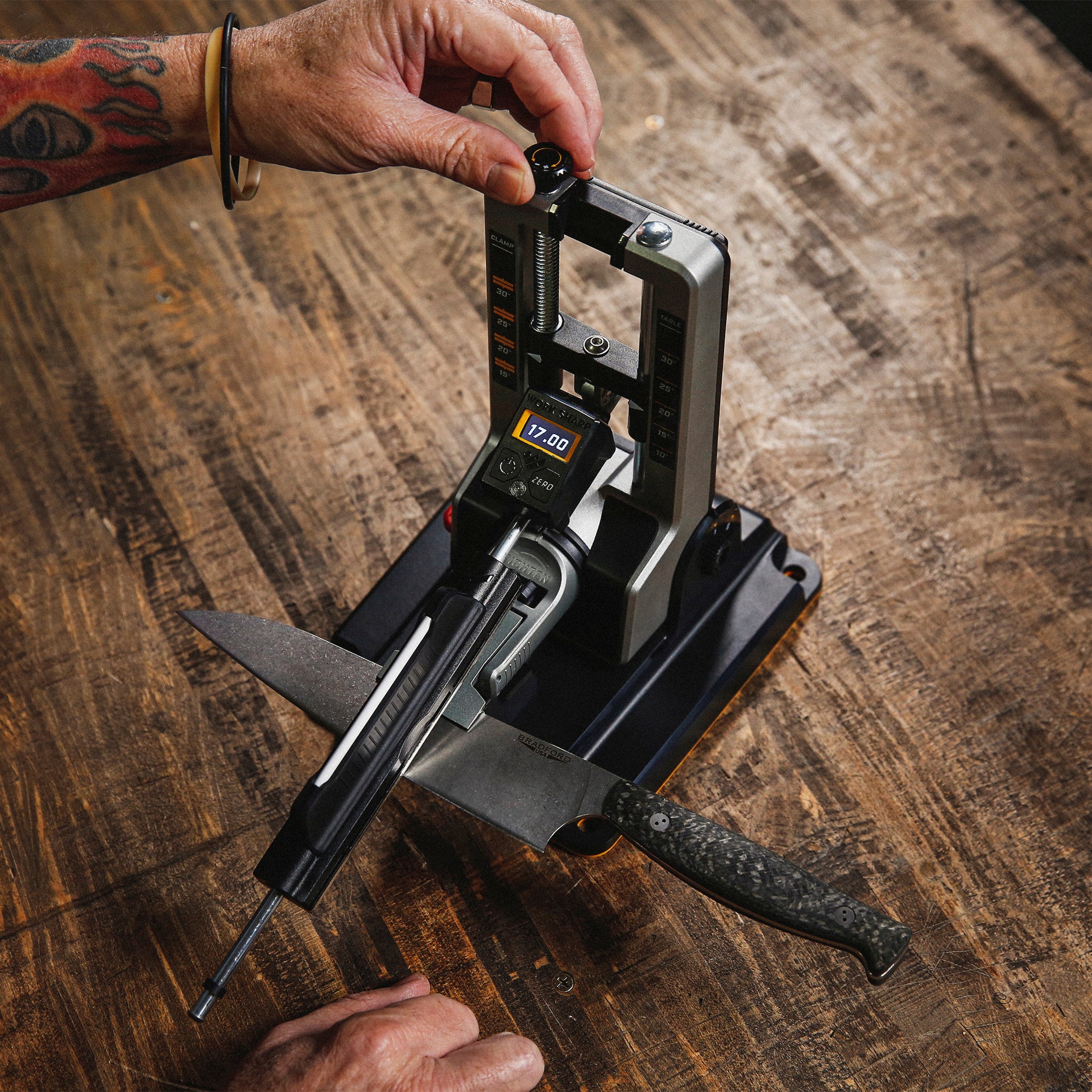 Work Sharp Professional Precision Adjust Knife Sharpener — Sharpening ...