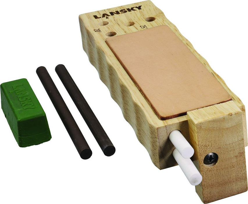 Lansky Ceramic 4 Rod TurnBox with Leather Strop