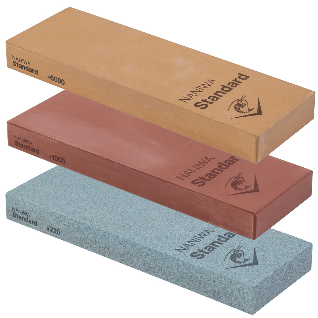 Naniwa 3-Stone Standard Traditional Set with 6000 Grit