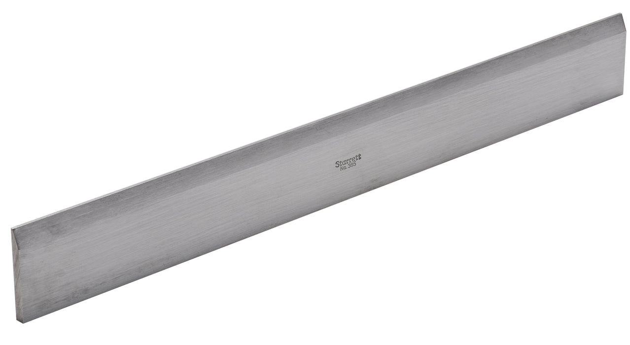 Starrett 12" Straight Edge, One Beveled Edge