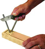 Lansky Diamond/Ceramic 4 Rod TurnBox with Leather Strop