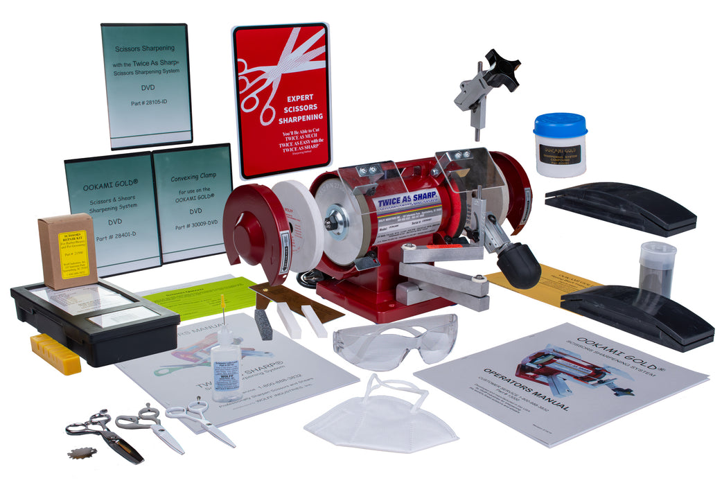 Twice As Sharp Scissor Sharpener Complete PLUS Package